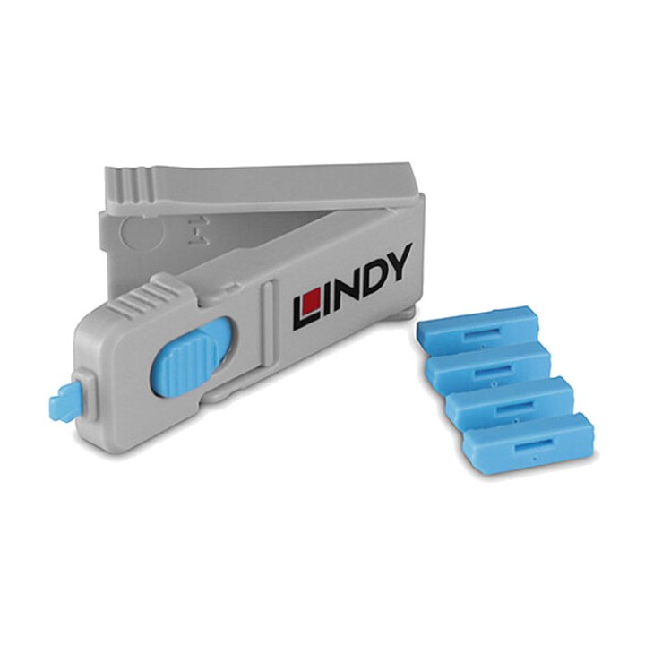 LINDY Clau amb 4 bloquejadors de port DISPLAYPORT-40324