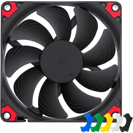 pc case fan nf-a9x14 hs-pwm-chromax-black swap 92mm