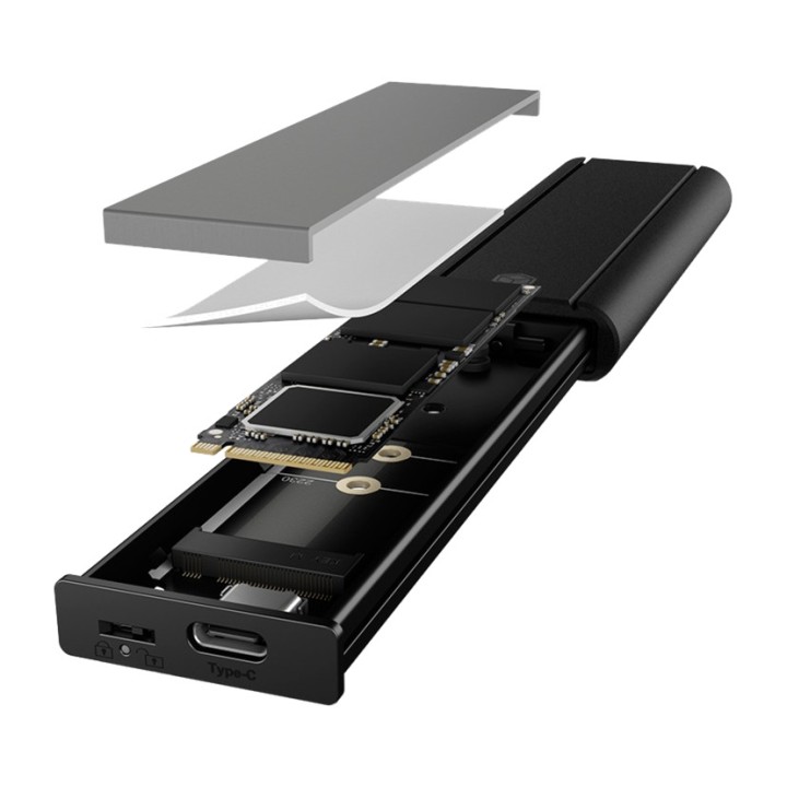 ICY BOX Caja externa para SSD M.2 NVMe IB-1807MT-C31-USB-C 3.2 GEN2 10GBPS 1887448