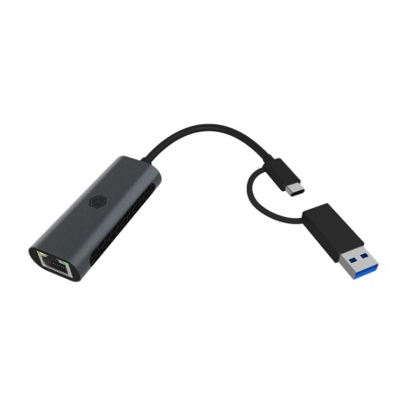 adaptador de red ethernet usb ib-lan301-c3 2,5gbps type-a/c