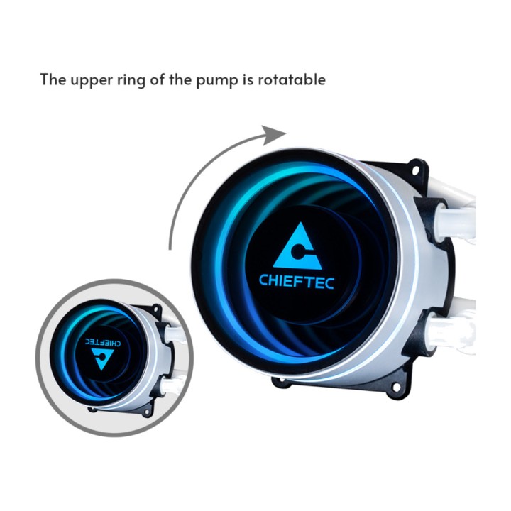 CHIEFTEC AIO folyadékhűtés CPU-hoz ICEBERG 360-RGB