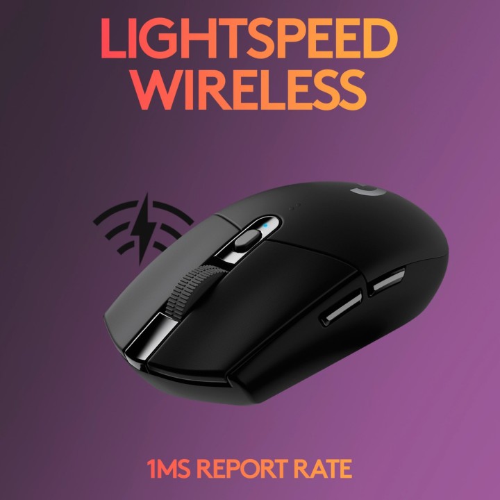 LOGITECH Ratón gaming inalámbrico G305-LIGHTSPEED 12000DPI 1473396VAR