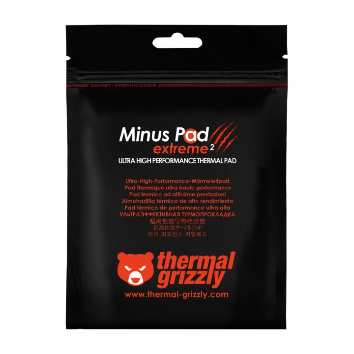 THERMAL GRIZZLY Silikon-Wärmeleitpad MINUS PAD EXTREME 2