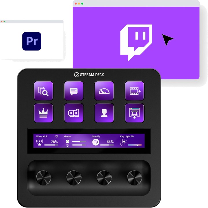 ELGATO Panell de control programable amb tecles LCD STREAM