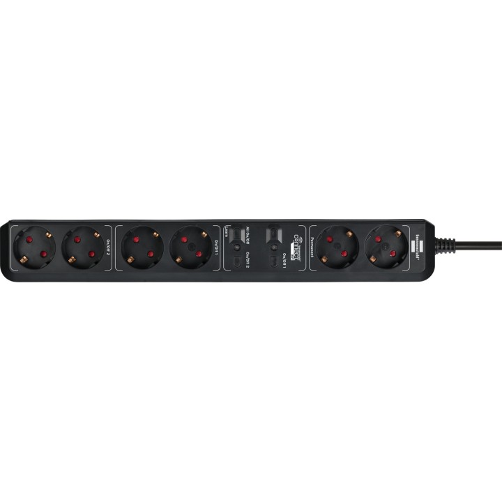 BRENNENSTUHL Smart WiFi-stikdåse CONNECT ECO-LINE 6-TOMAS