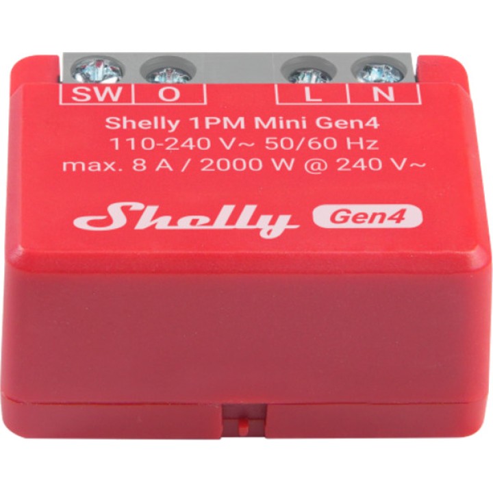 SHELLY Chytré Wi-Fi relé s měřením spotřeby 1PM-MINI GEN4 2