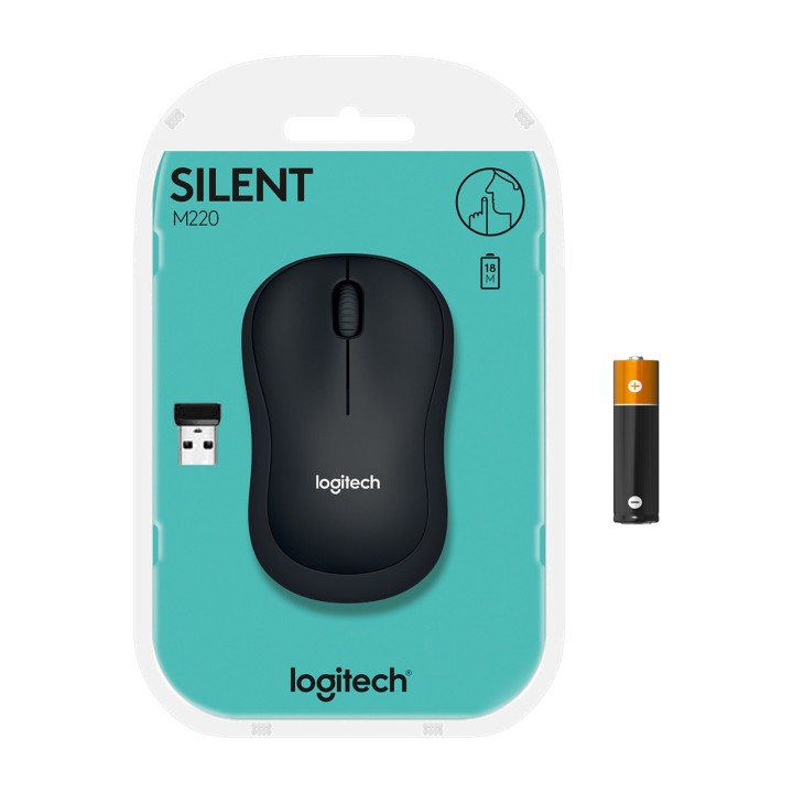 LOGITECH Tyst trådlös mus M220 SILENT 1294830