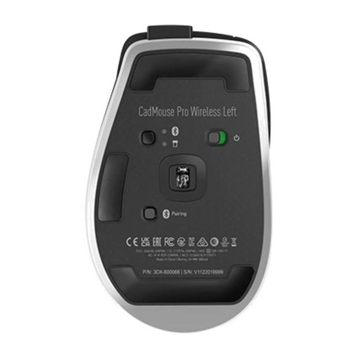 3DCONNEXION Ratón inalámbrico ergonómico para zurdos CADMOUSE-PRO WIRELESS LEFT 7200DPI 100053344