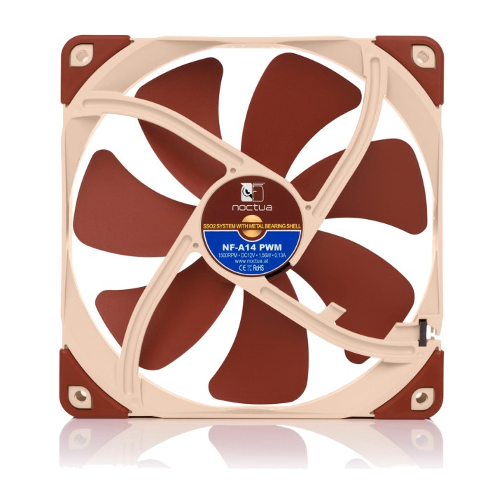 NOCTUA Ventilador de caja de PC NF-A14 PWM 140MM 1081372VAR
