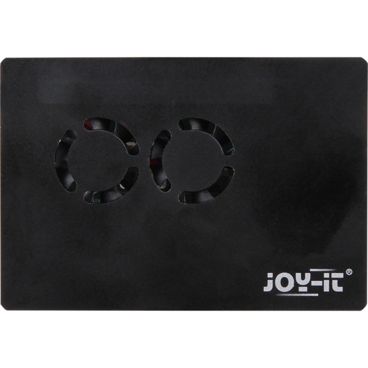 JOY-IT Kotelo kahdella tuulettimella RASPBERRY-PI 4 B