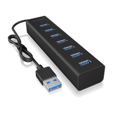 hub usb de 7 puertos ib-hub1700-u3 3.2 gen1 5gbps