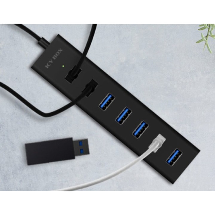 ICY BOX 7-portový USB rozbočovač IB-HUB1700-U3 3.2 GEN1