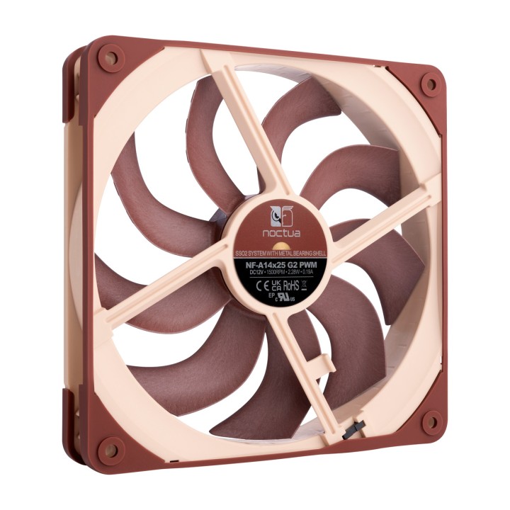 NOCTUA PC-ház ventilátor NF-A14X25 G2 PWM 140MM 100080789VAR