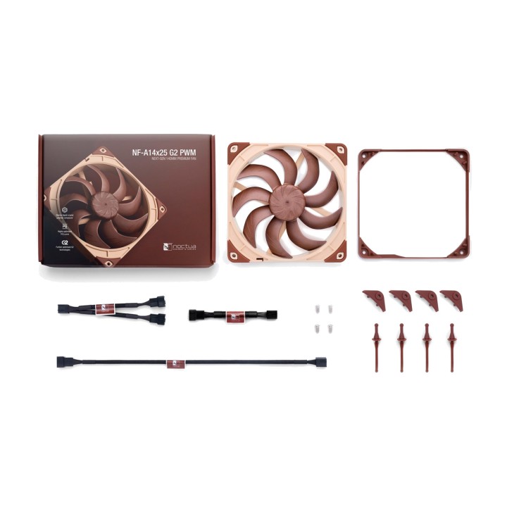NOCTUA Chassifläkt för PC NF-A14X25 G2 PWM 140MM