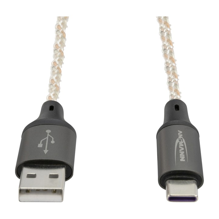 ANSMANN Lade- og datakabel med LED-belysning USB-TIPO-A A C