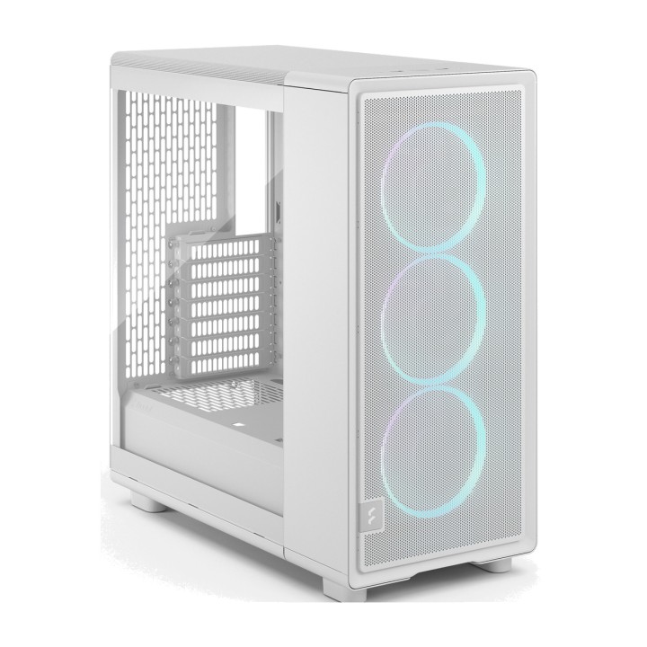 FRACTAL DESIGN Félatornyos PC-ház edzett üveggel