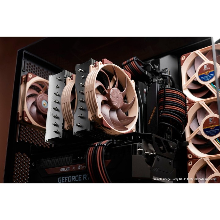 NOCTUA PC-ventilator NF-A14X25R G2 PWM SX2-PP 140MM 2 UDS