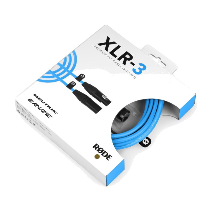 RODE XLR-mikrofonkabel PREMIUM-XLR3M 3M 100064088VAR