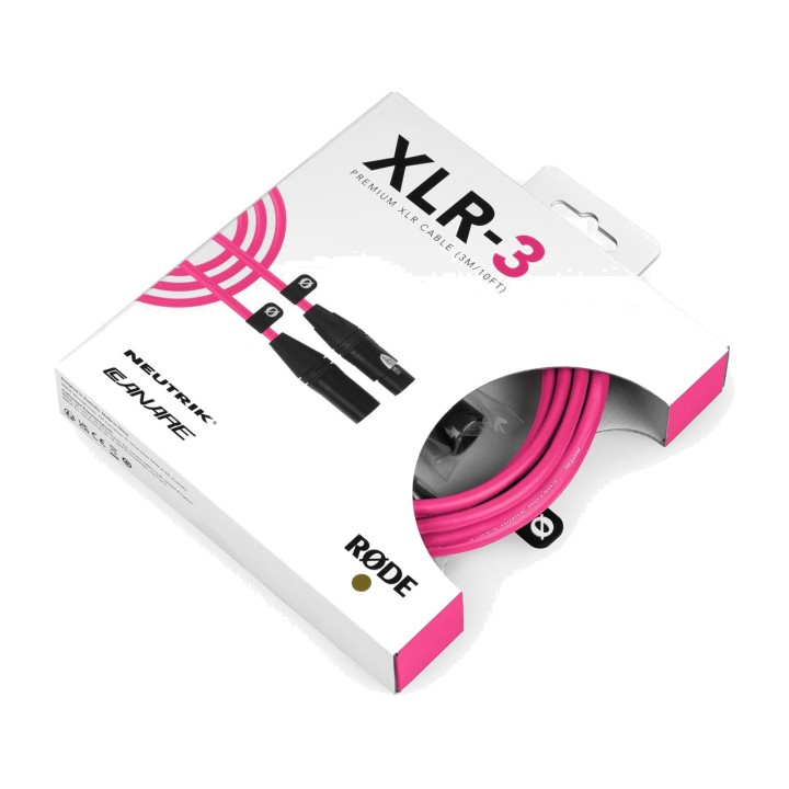 RODE XLR-mikrofonikaapeli PREMIUM-XLR3M 3M 100064088VAR