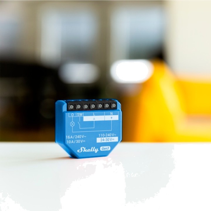SHELLY Inteligentné Wi-Fi relé 1 GEN3 2 UDS 100102143