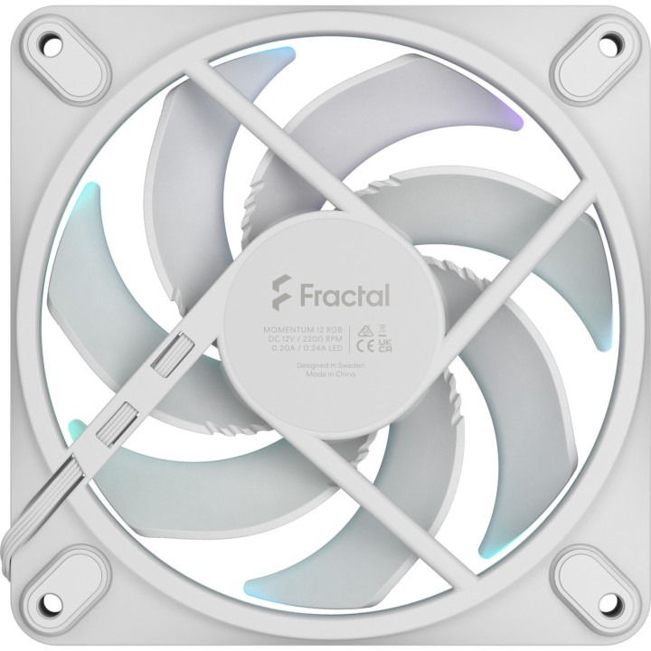 FRACTAL DESIGN Ventilador de caja de PC MOMENTUM 12-RGB 120MM PWM 100096038VAR