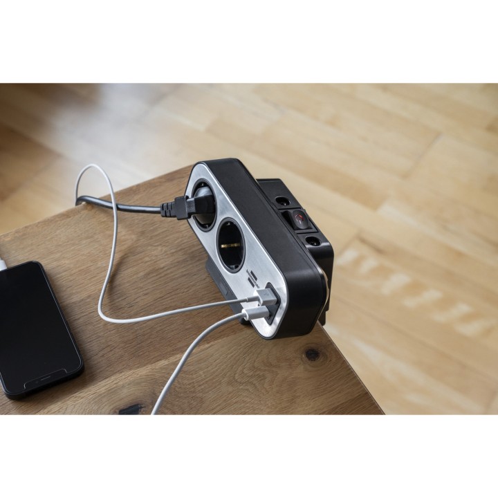 BRENNENSTUHL Desktop power strip with surge protection