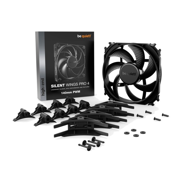 BE QUIET Ventilador de caja de PC SILENT WINGS PRO 4 140MM PWM 100052469VAR