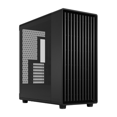 caixa de pc semitorre amb frontal de fusta i vidre temperat north xl momentum edition