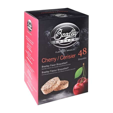 dřevěné disky z třešně do udírny bisquettes-48 uds btch48