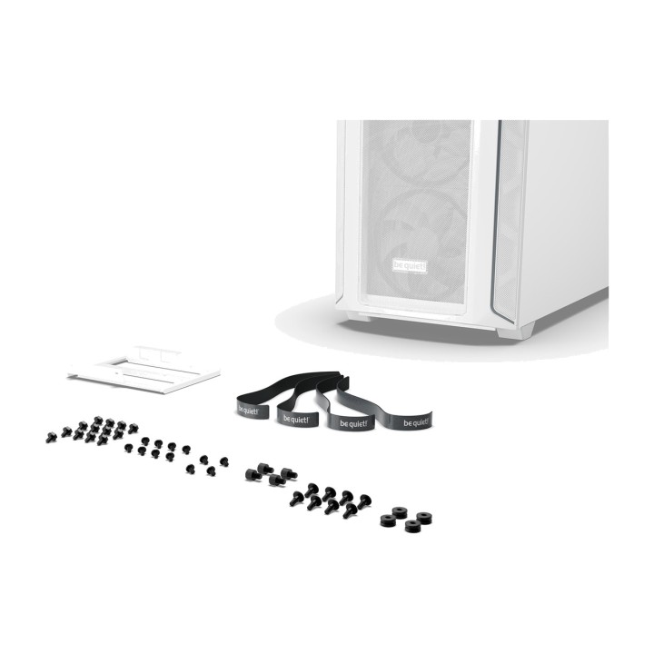 BE QUIET Midi-Tower-PC-Gehäuse mit gehärtetem Glas