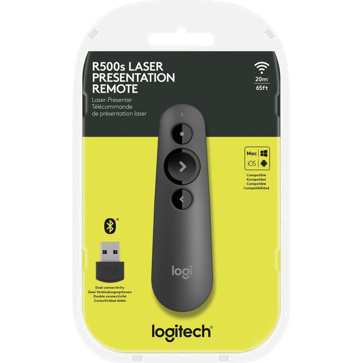 LOGITECH Presentador inalámbrico con puntero láser R500 100065865VAR