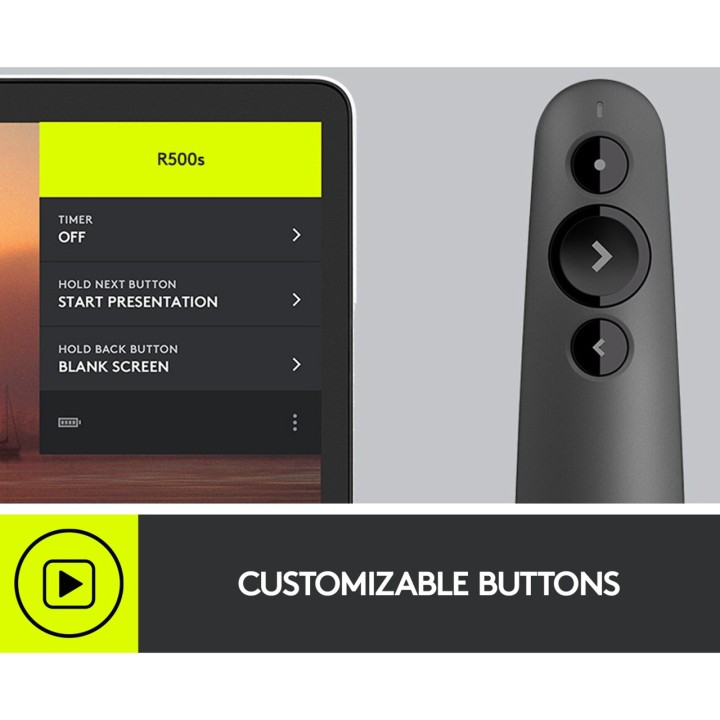 LOGITECH Presentador inalámbrico con puntero láser R500 100065865VAR