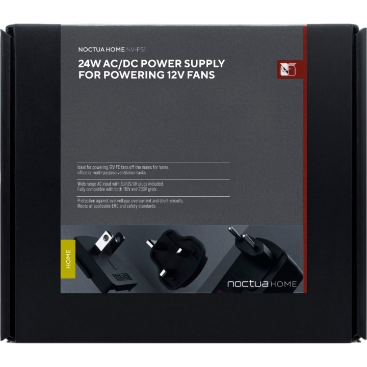 NOCTUA Alimentatore per ventole per PC NV-PS1 12V 24W