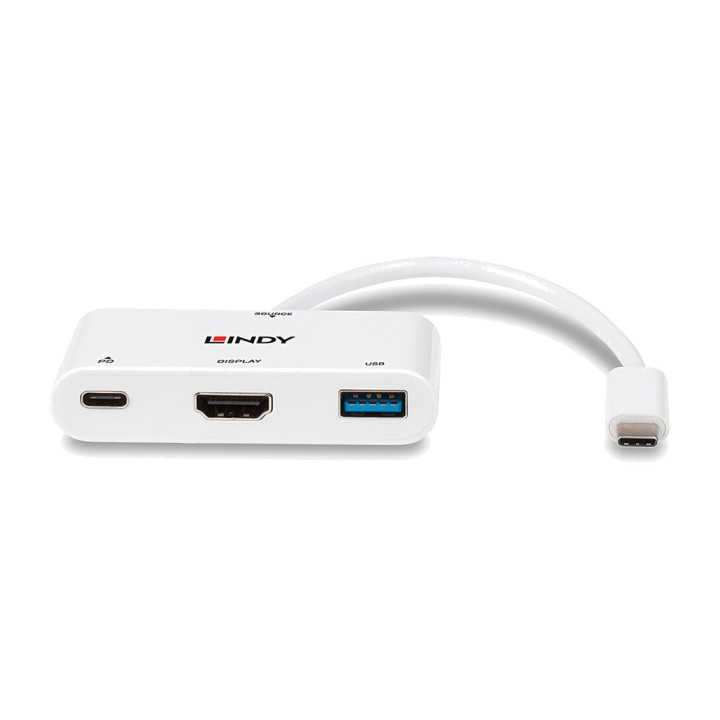 LINDY Multiport adapter USB-C s HDMI 4K PD 100W 43340