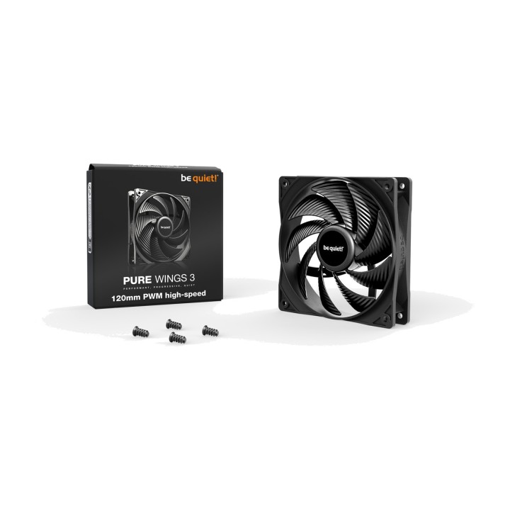 BE QUIET Ventilador de caja de PC PURE-WINGS 3 120MM PWM HIGH SPEED 100022254VAR