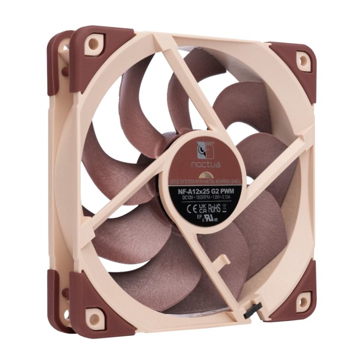 NOCTUA PC-Gehäuselüfter NF-A12X25 G2 PWM 120MM 100140550VAR