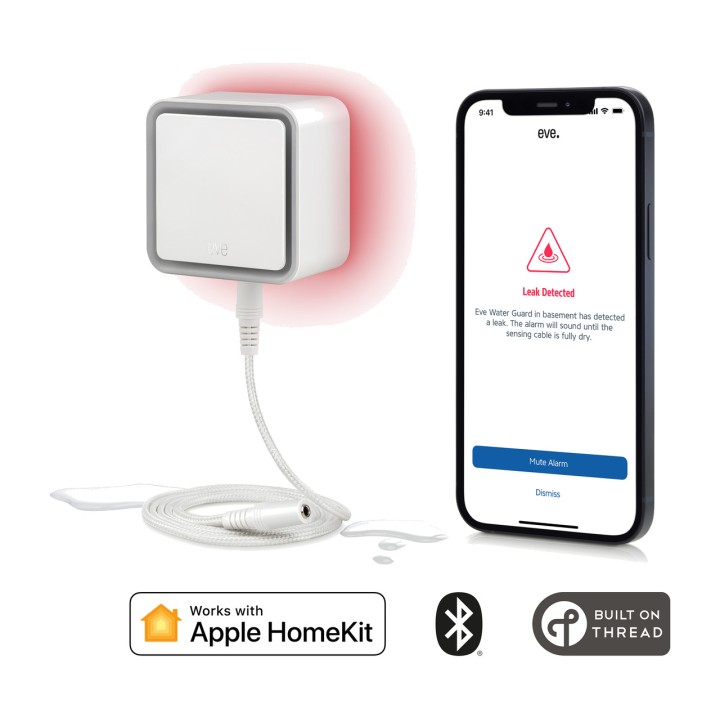 EVE SYSTEMS Smart vattenläckagedetektor WATER GUARD-THREAD