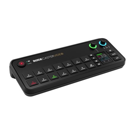 audio-video production mixer for streaming rodecaster-video-rcv