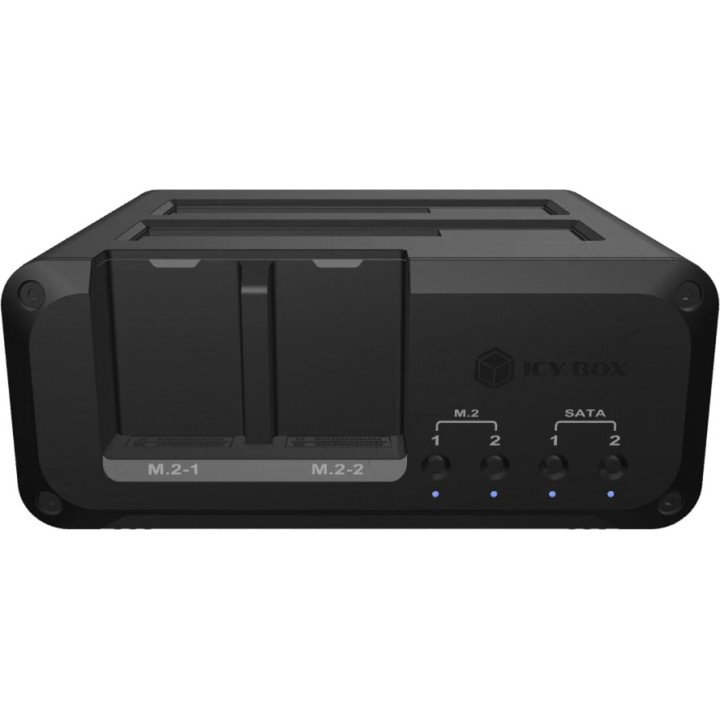 ICY BOX Estación de acoplamiento para 4 unidades M.2 y SATA CLUB-CASE 2925 IB-2925MS-CU31 2,5" 3,5"-USB-C 3.2 GEN2 100213724