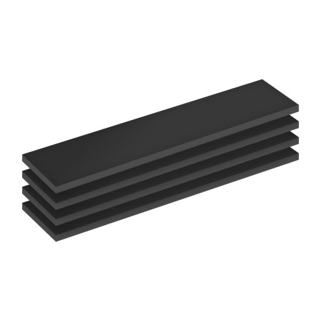 almohadilla térmica para componentes de pc tp-4 120x20x1,5mm 4 uds