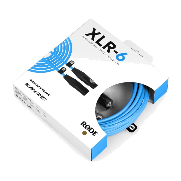 RODE Kabel mikrofonowy XLR PREMIUM-XLR6M 6M 100064099VAR