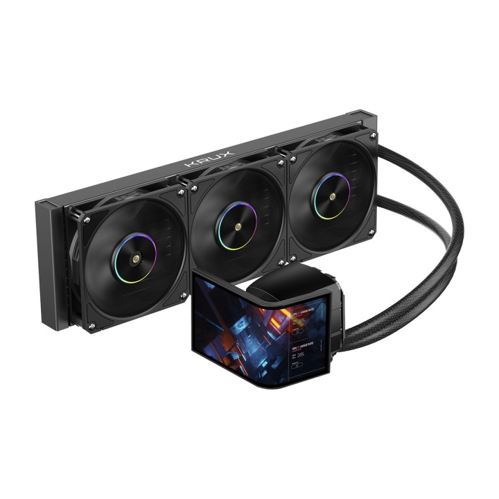 KRUX Chłodzenie cieczą AIO do procesora CPU HYDROARC-360-LCD