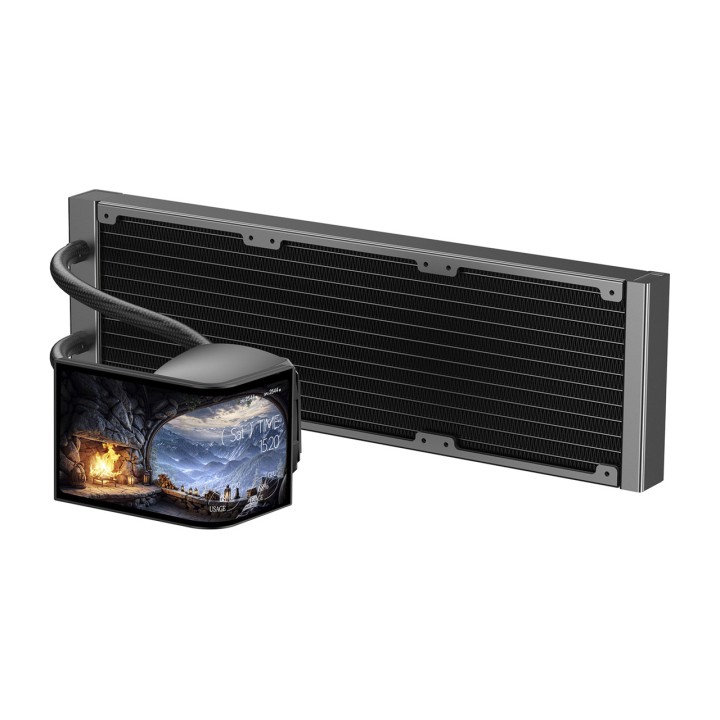 KRUX Refrigeración líquida AIO para CPU HYDROARC-360-LCD ARGB 100199833
