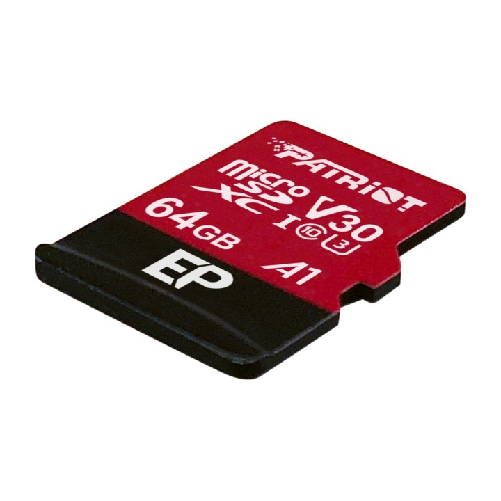 PATRIOT microSDXC-Speicherkarte EP SERIES V30 A1 64GB