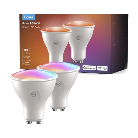 smart wi-fi and bluetooth led bulb gu10 rgbww 400lm