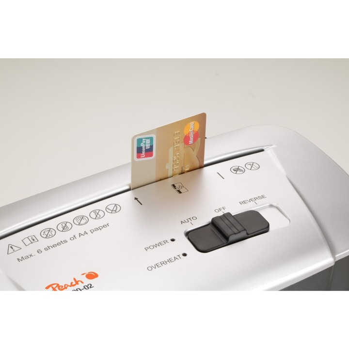 PEACH Papiervernietiger met cross-cut PS500-10 11L 1362701