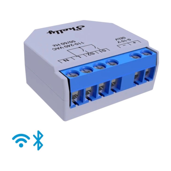 SHELLY Inteligentný Wi-Fi stmievač PLUS-DIMMER 0-10V
