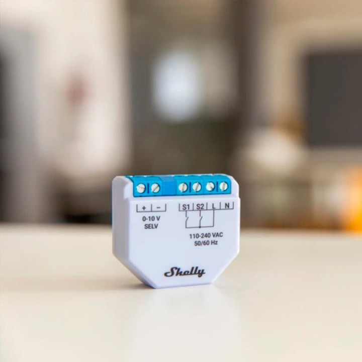 SHELLY Regulador de llum intel·ligent Wi-Fi PLUS-DIMMER