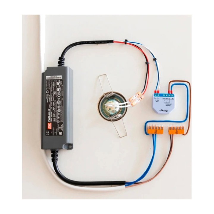 SHELLY Pametni regulator svetlobe Wi-Fi PLUS-DIMMER 0-10V