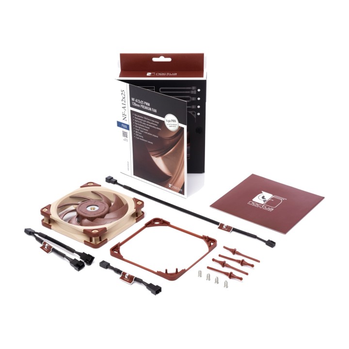 NOCTUA Ventilador de caixa de PC NF-A12X25 PWM 120MM